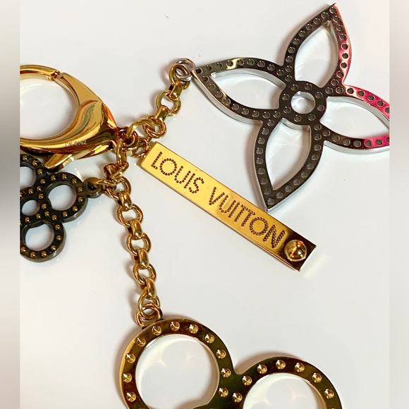 Louis Vuitton Bijoux Sac Tapage Gold Tone Key Ring Bag Charm - Picture 8 of 10